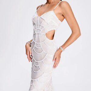 NWT - Teresa Pearl Sequin Midi Dress